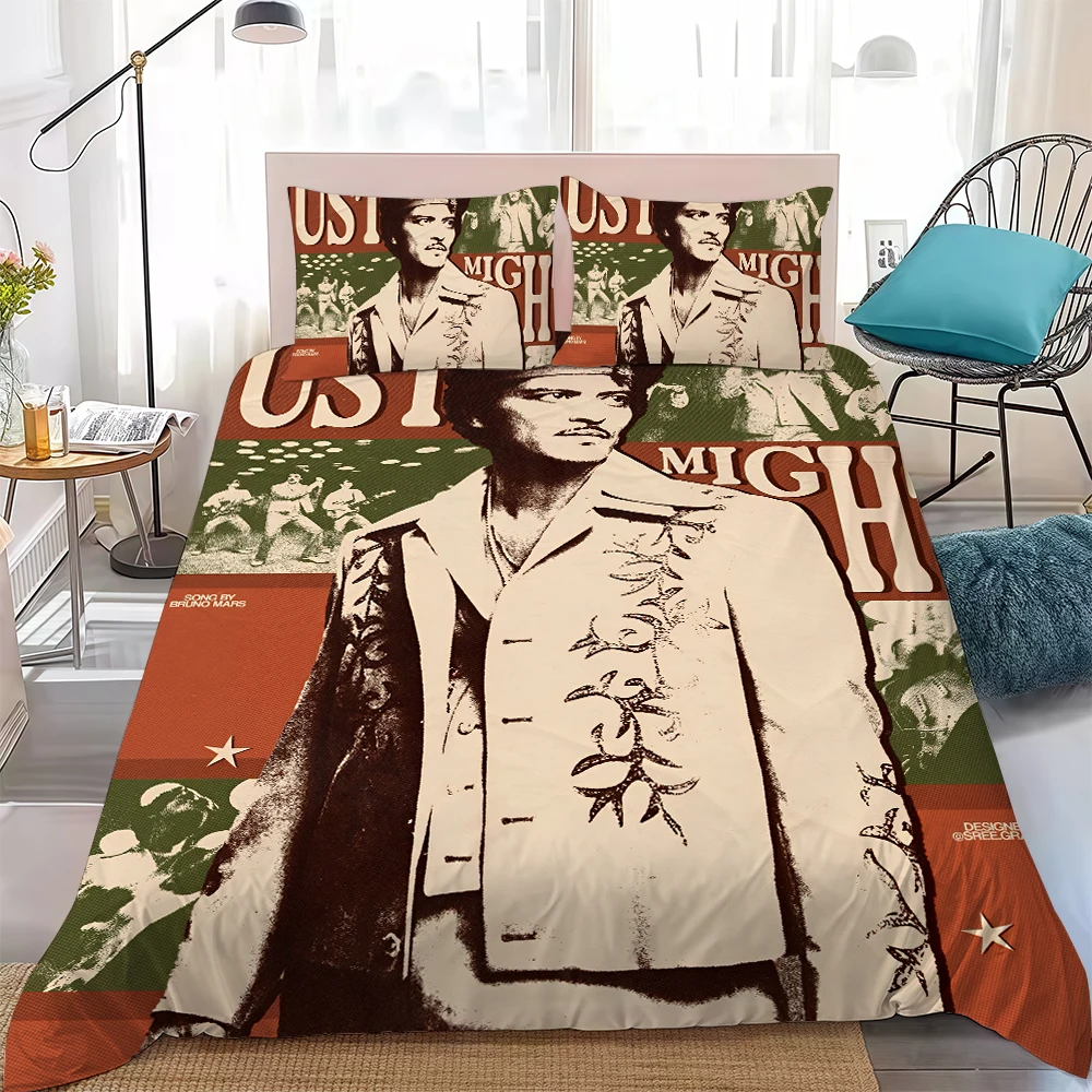 Hot Singer Bruno Mars Bedding Set