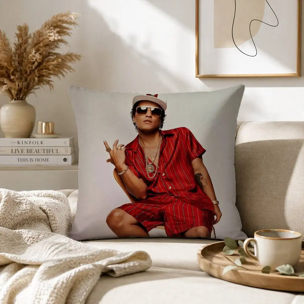 Bruno Mars Album 24K Magic Design Throw Pillow