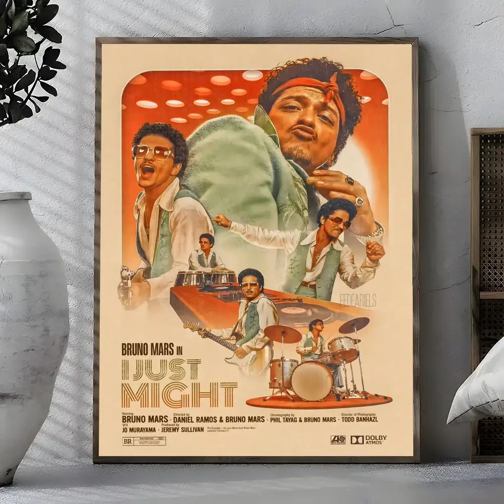 Singer Bruno Mars I Just Might Wall Art