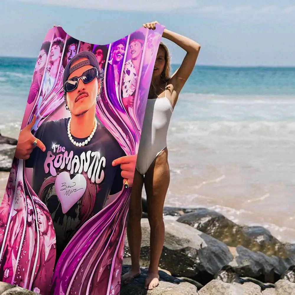 Best Selling Singer Bruno Mars Beach Towel