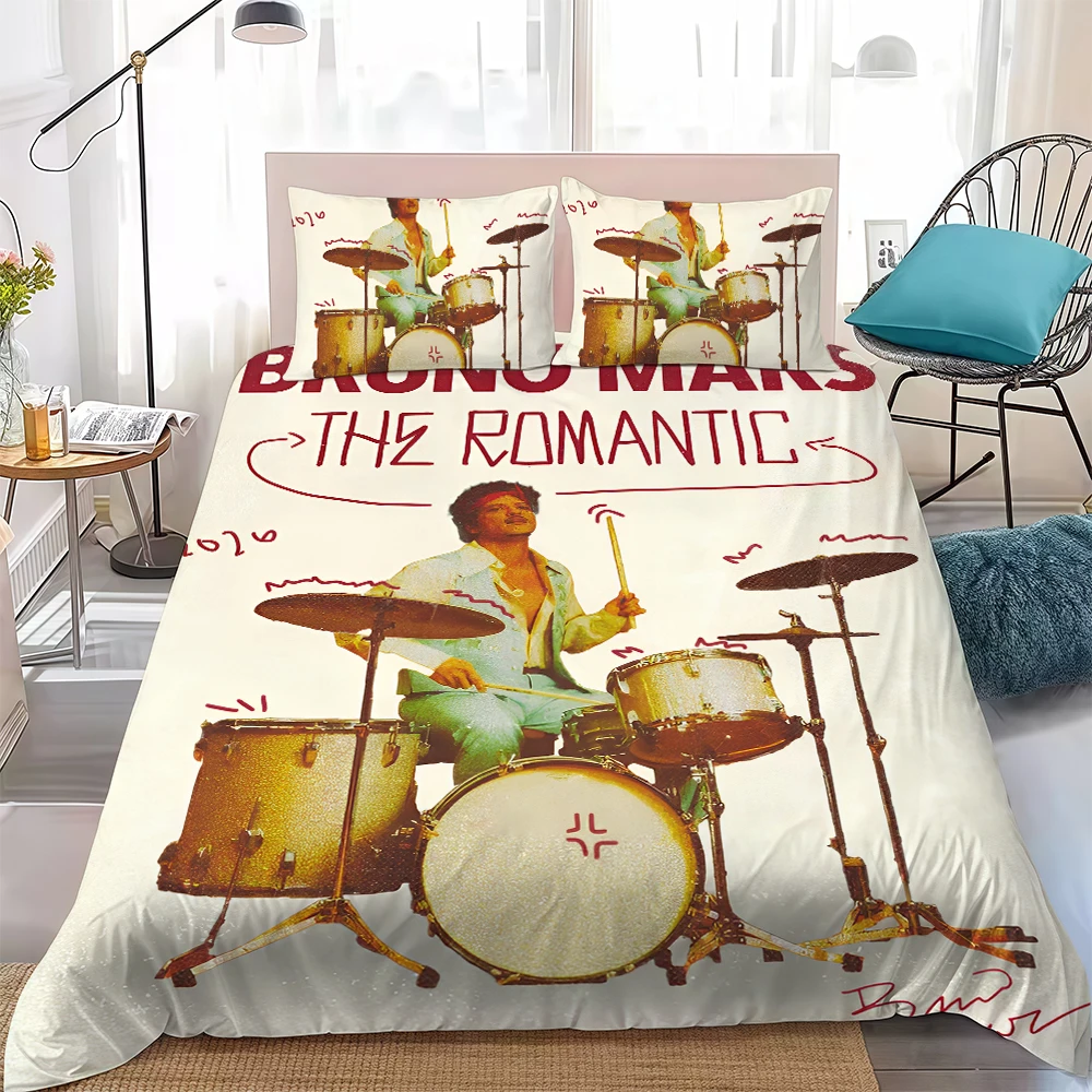 Singer Bruno Mars The Romantic Bedding Set