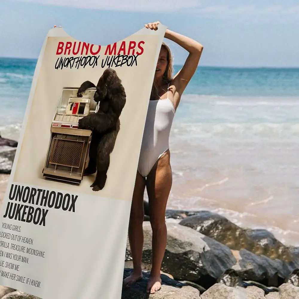 Singer Bruno Mars Album Unorthodox Jukebox Beach Towel