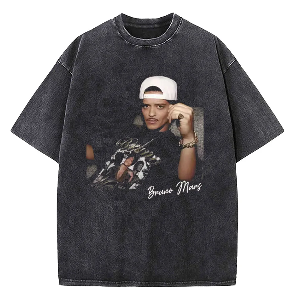 Hot Collection Bruno Mars Mineral Washed T-shirt