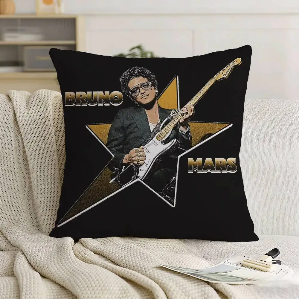 Singer Star Bruno Mars Throw Pillow