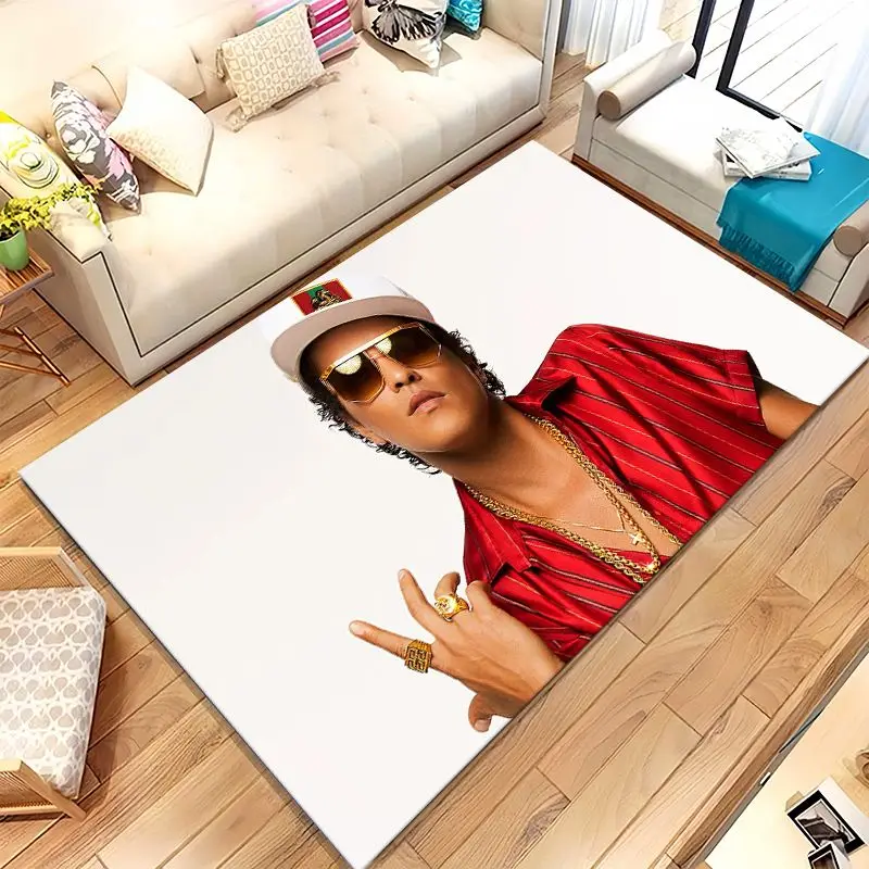 Bruno Mars Singer Album 24K Magic Rug