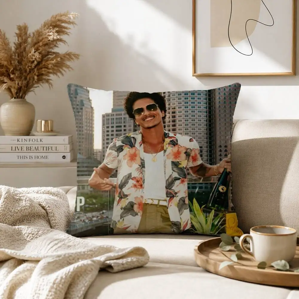 Bruno Mars Swaggy Throw Pillow