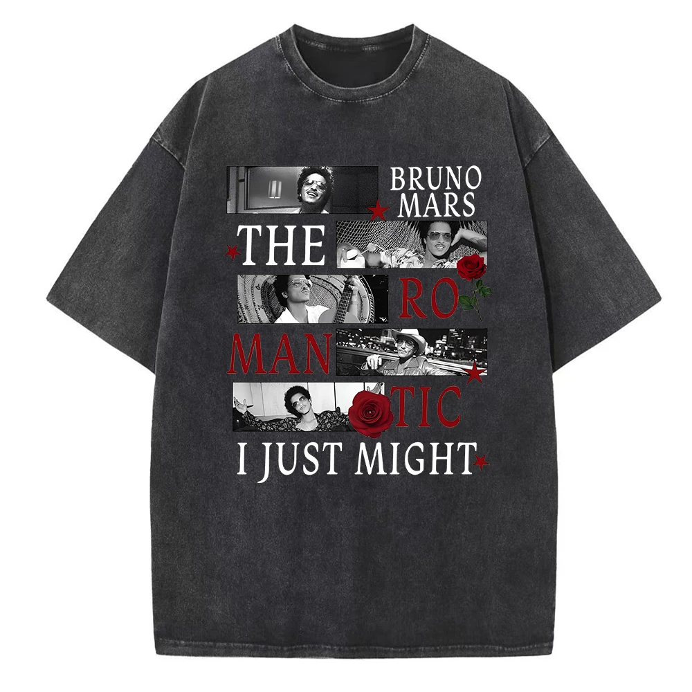 Hot Design Bruno Mars Washed T-shirt