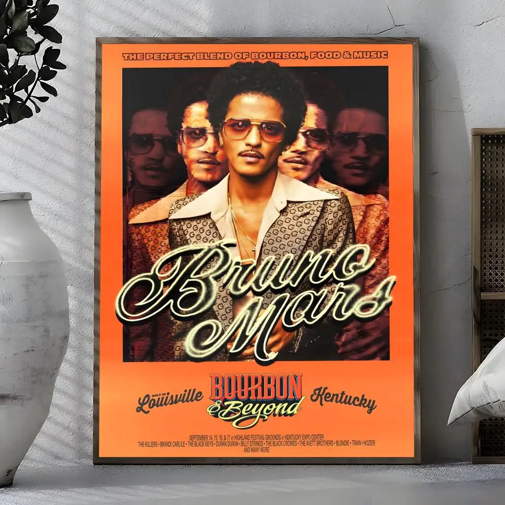 Hot Item Singer Bruno Mars Wall Art