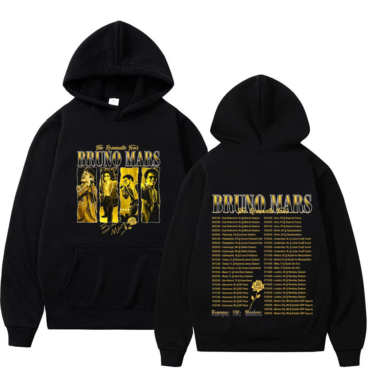Bruno Mars Glamorous Design Hoodie