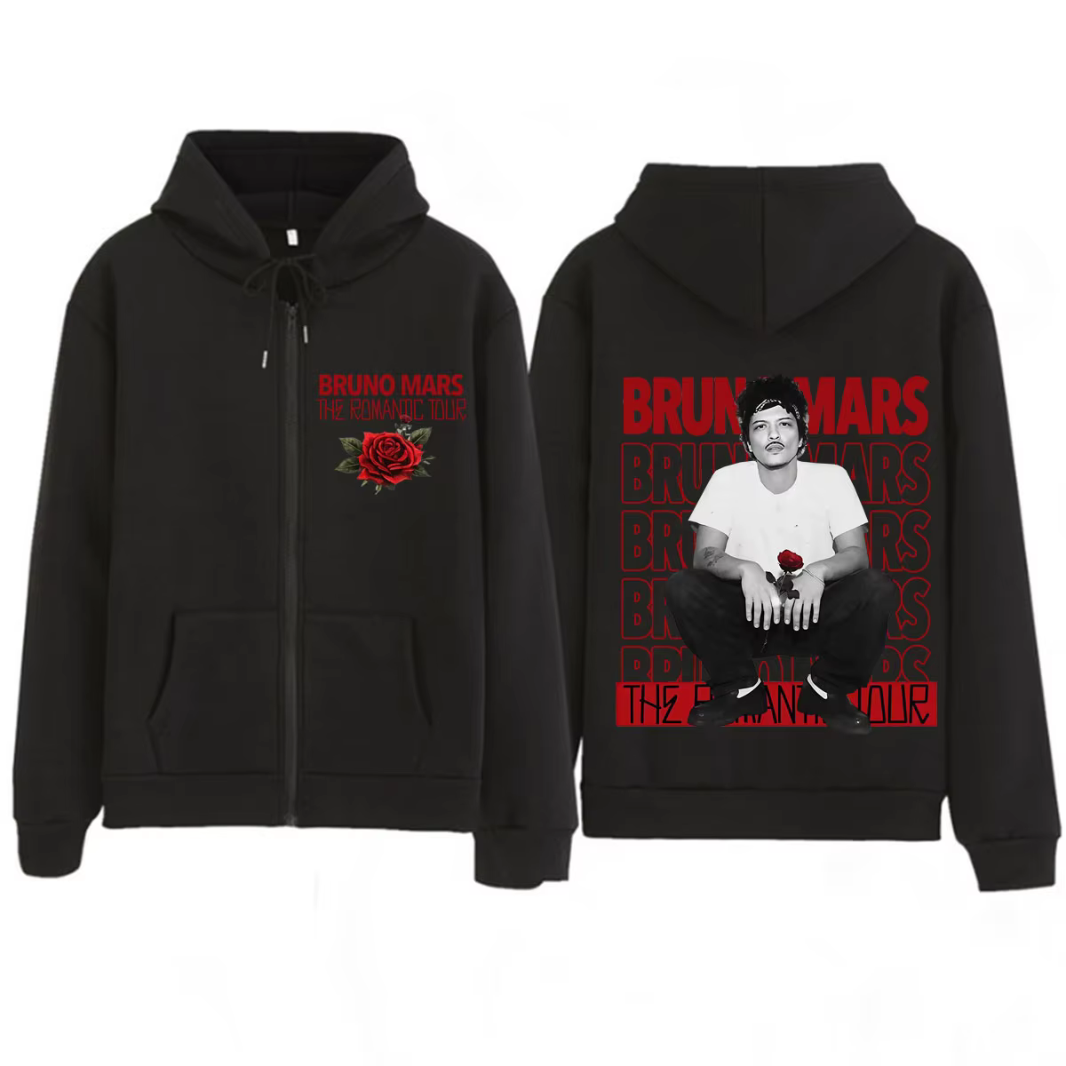 Best Selling Bruno Mars Zipper Hoodie