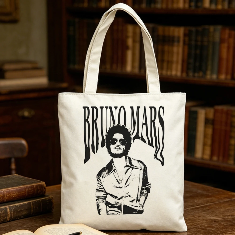Bruno Mars Classic Design Tote Bag