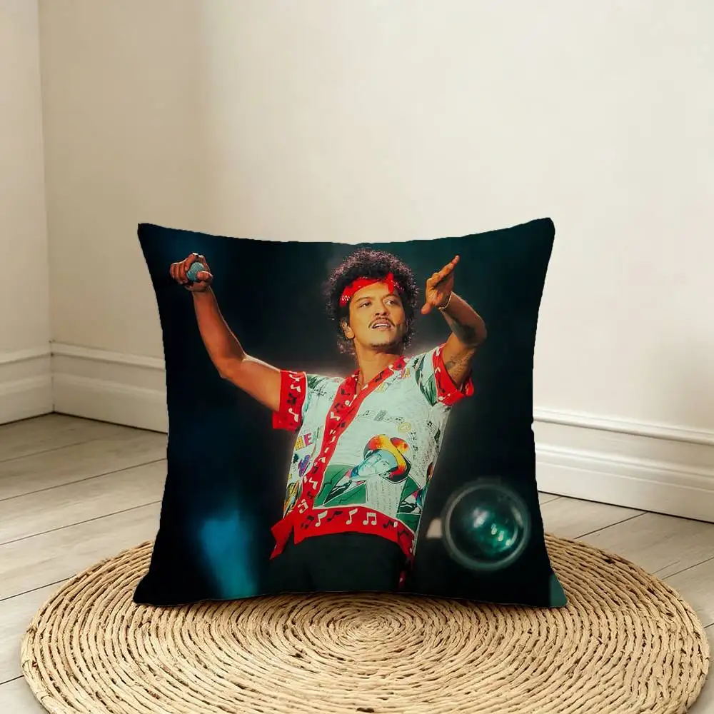 Singer Bruno Mars Die With A Smile Throw Pillow
