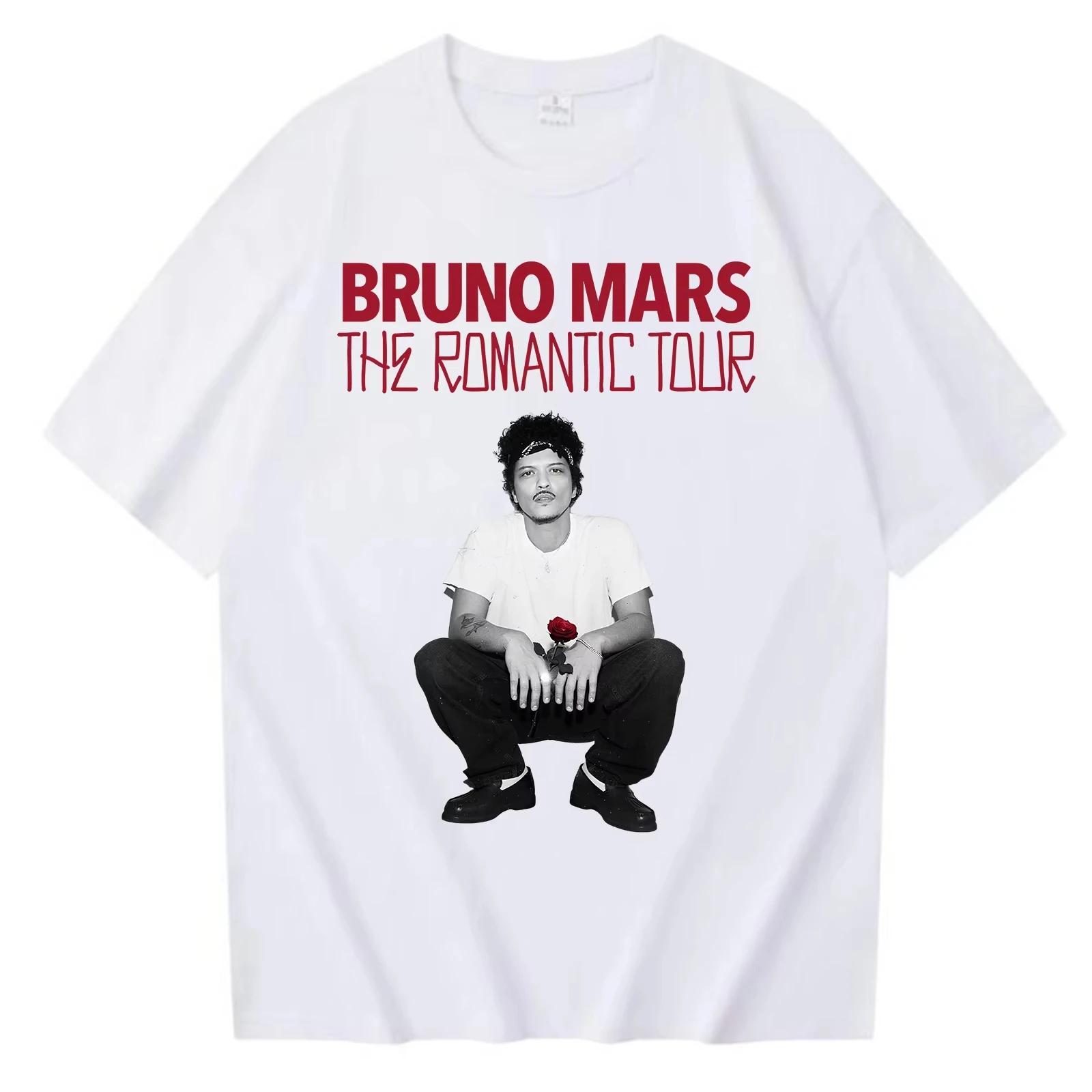 Singer Bruno Mars The Romantic Tour T-shirt